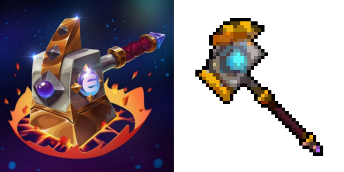 Adjust the item's art style to fit your game