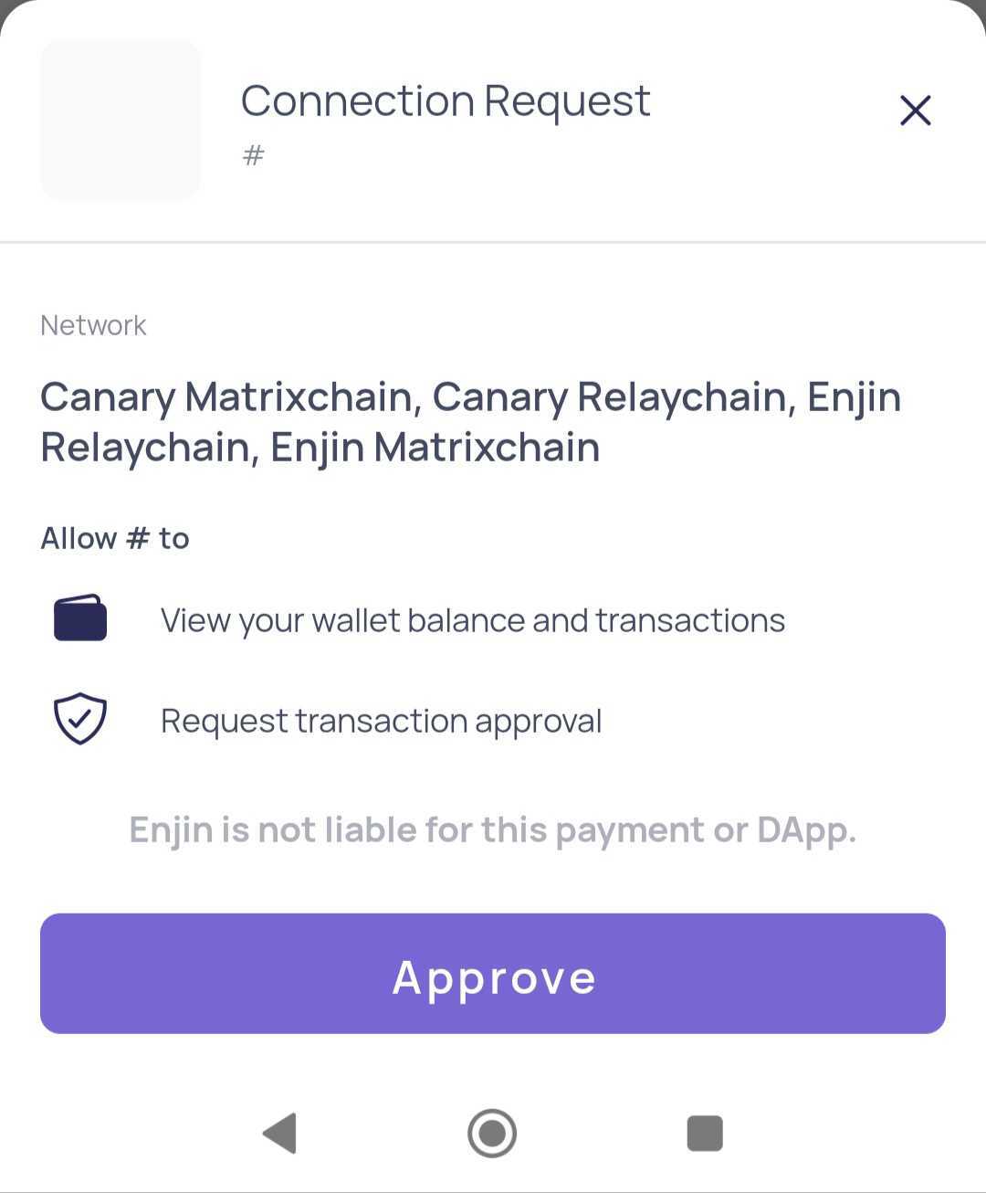 Approve Connection Request