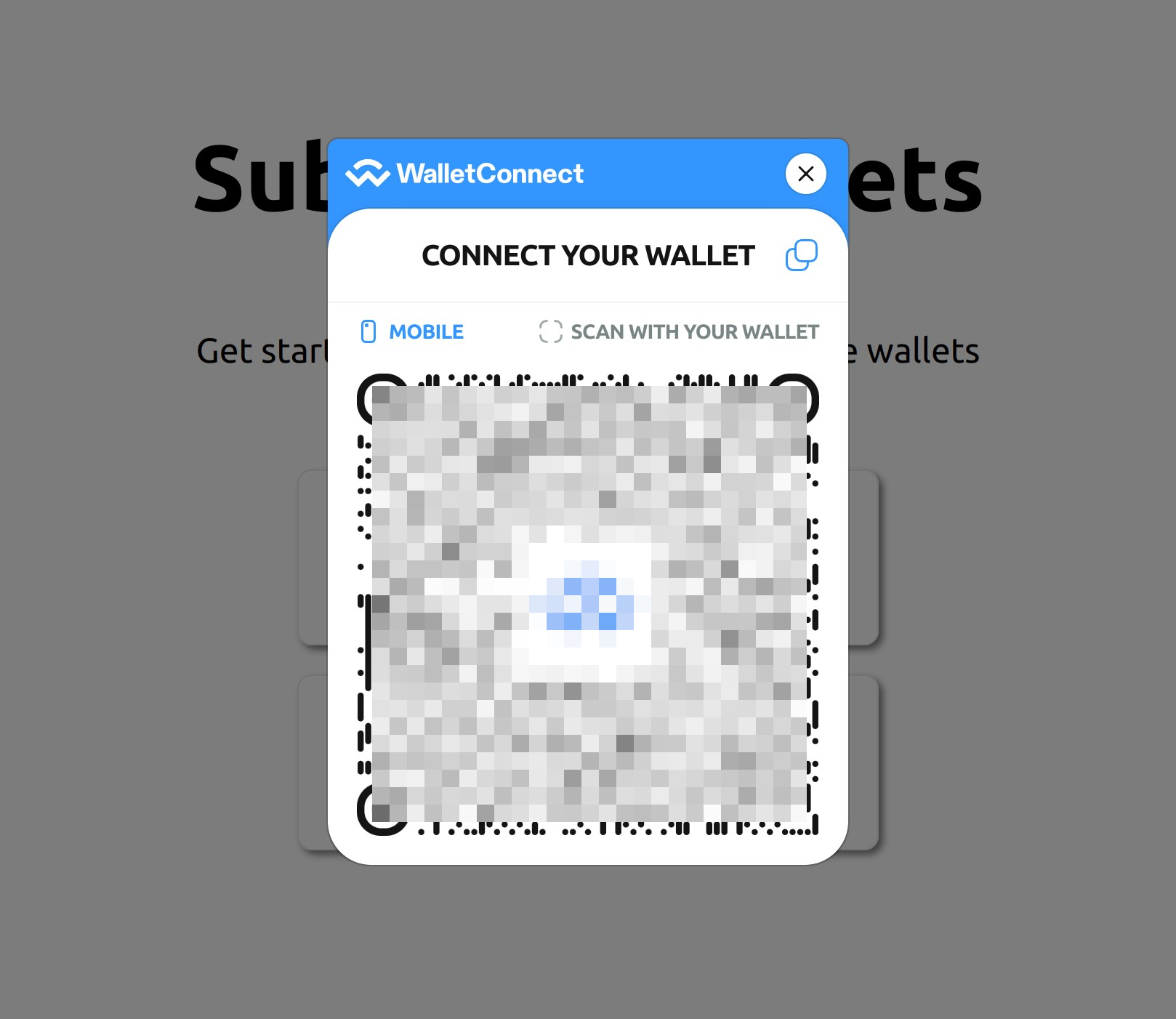 Connect Wallet Modal