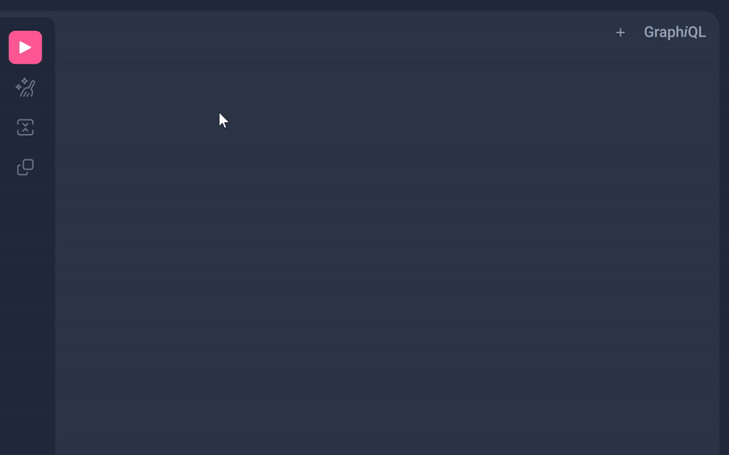 Executing a query in the graphiql playground query builder