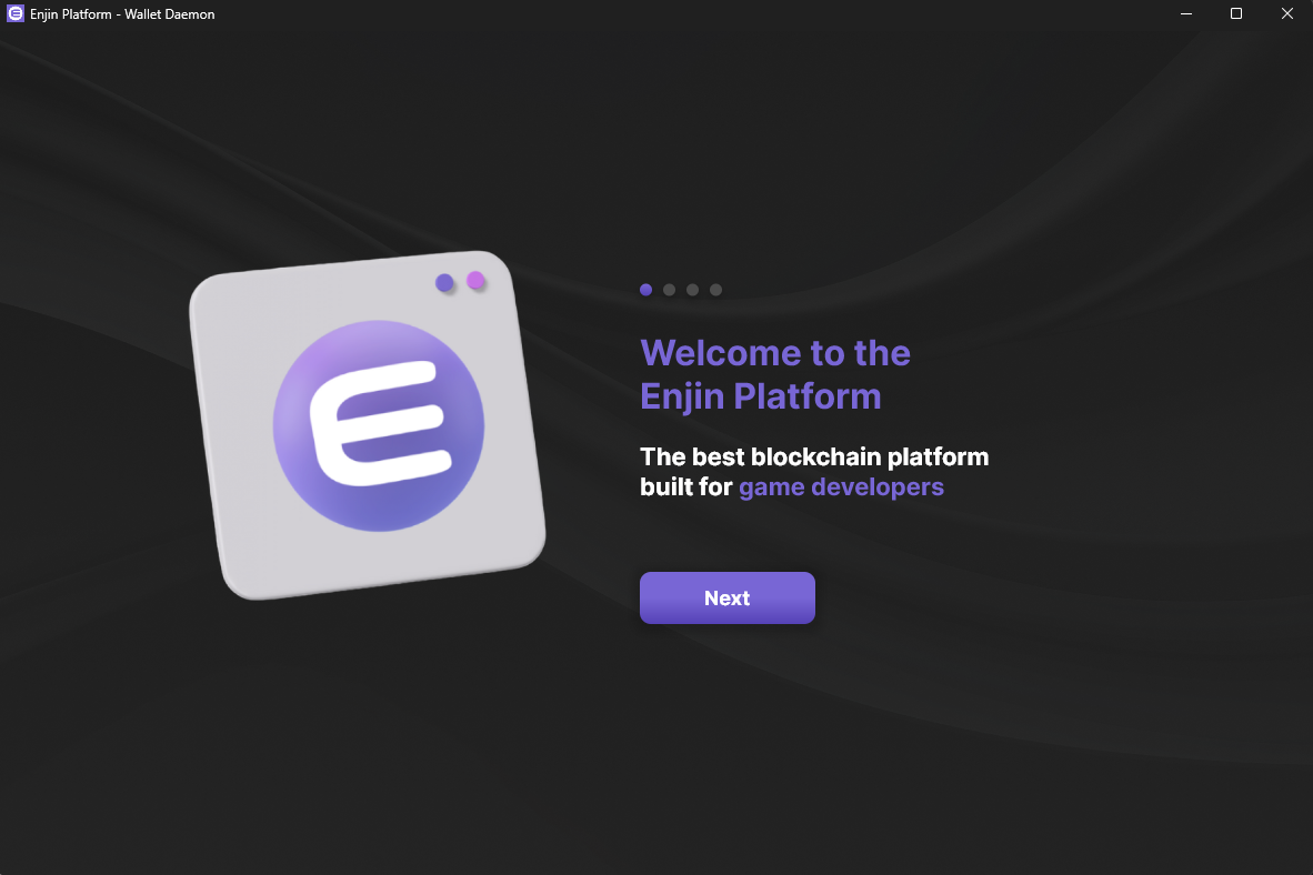 The wallet daemon executable app